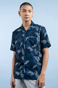 NAVY PRINTED DALE