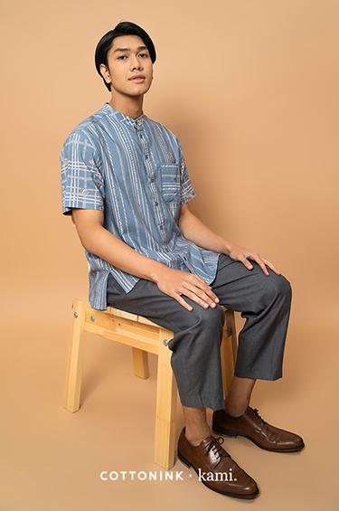 Navy Stitches Lyron