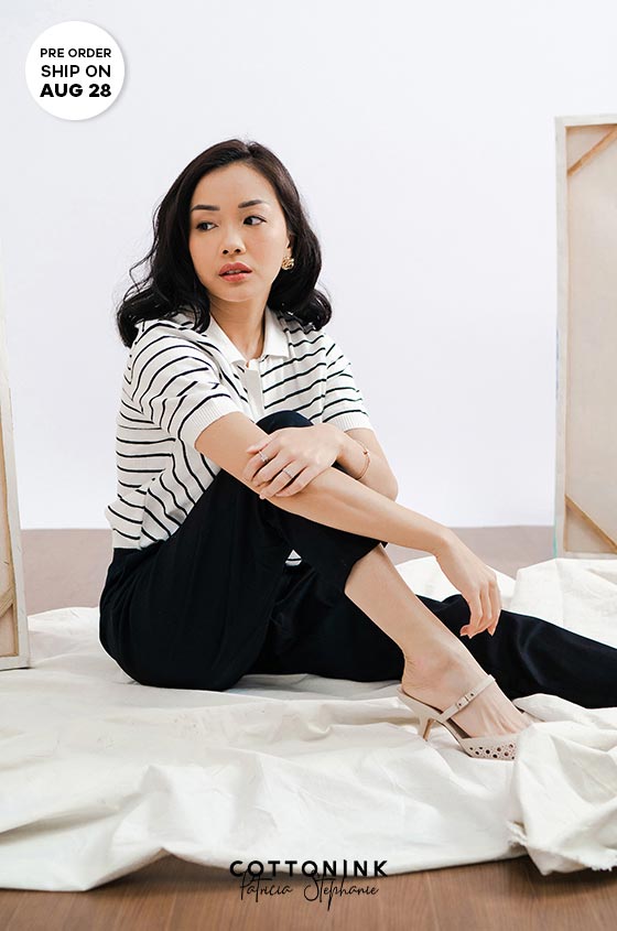 Off-White Striped Demery - Ship On Aug 28
