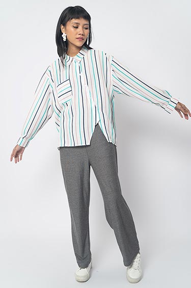 Off-White Striped Peyo