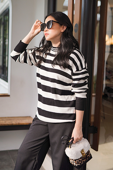 Off-White Striped Verena