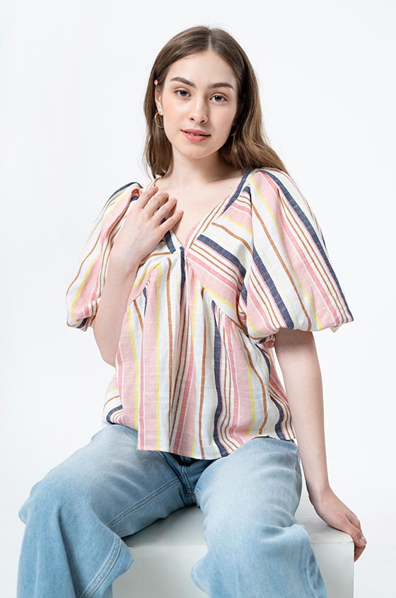 Pink Striped Hedaya