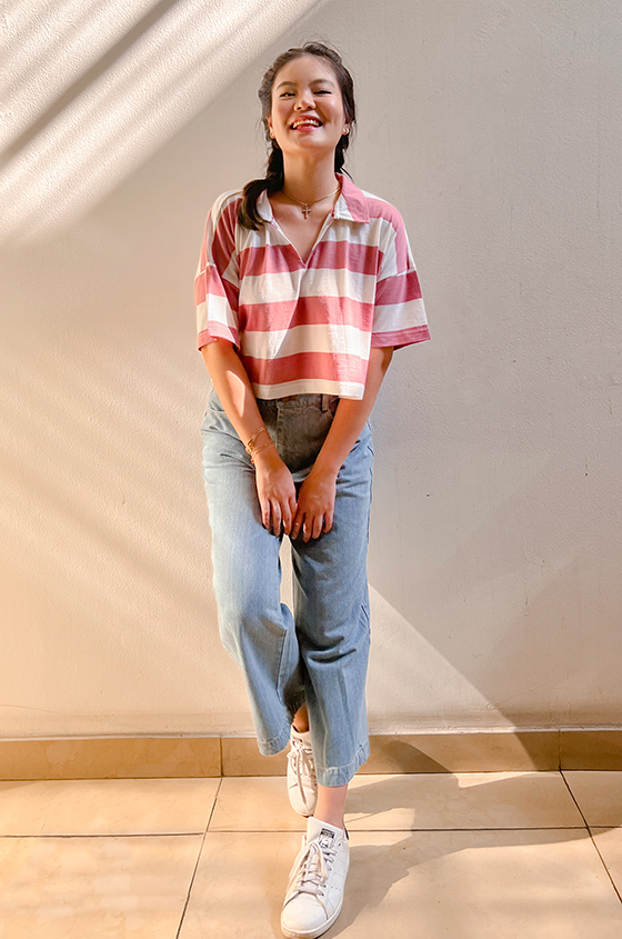 Pink Striped Jun Yeong