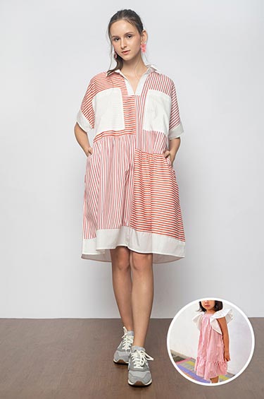 Pink Striped Kasbar
