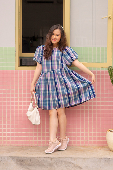 Purple Gingham Hyonu