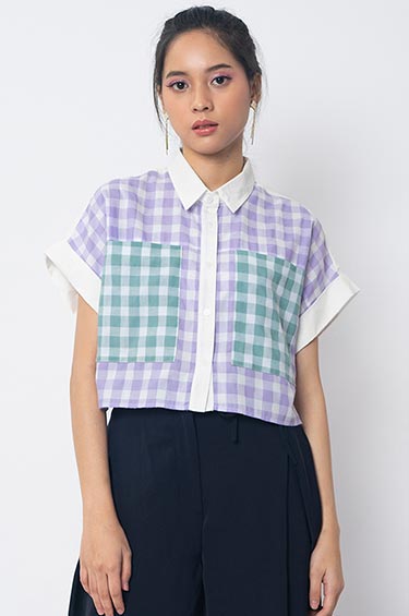 Purple Gingham Sulio