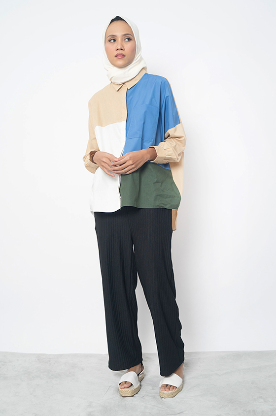 RILEY TOP COLORBLOCK