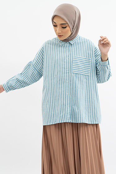 SABINE SHIRT BLUE STRIPES