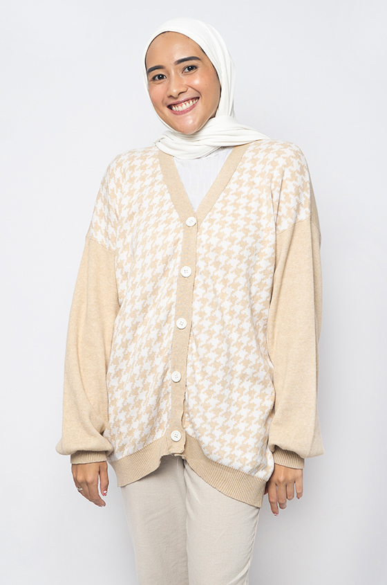 SAYANDA CARDIGAN BEIGE