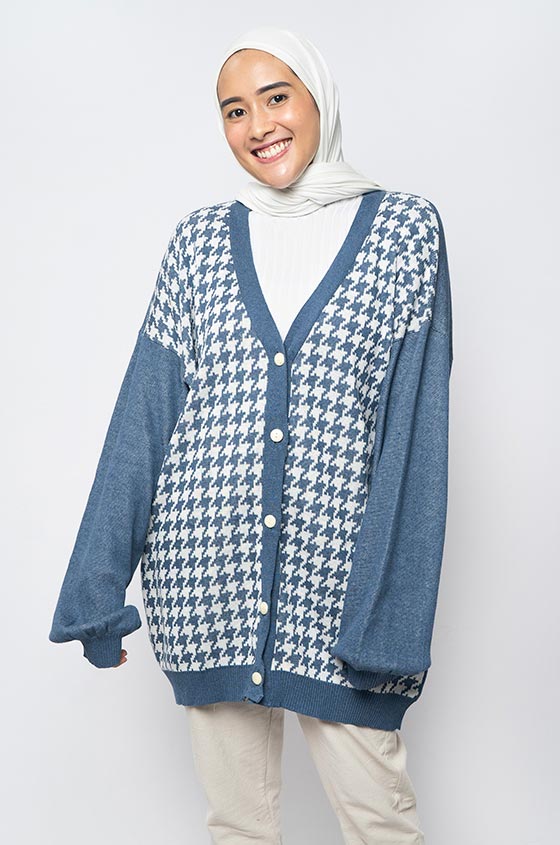 SAYANDA CARDIGAN BLUE