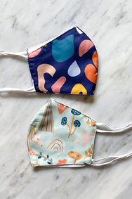 Water Repellent Duckbill Headloop Mask Set D