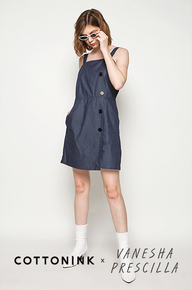 Short Dresses Denim Scene | COTTONINK