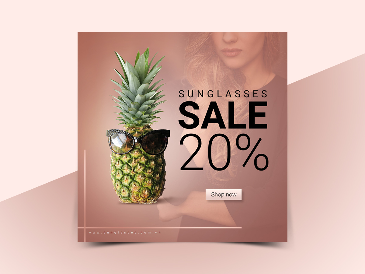 Sunglasses sale Social Media Templates