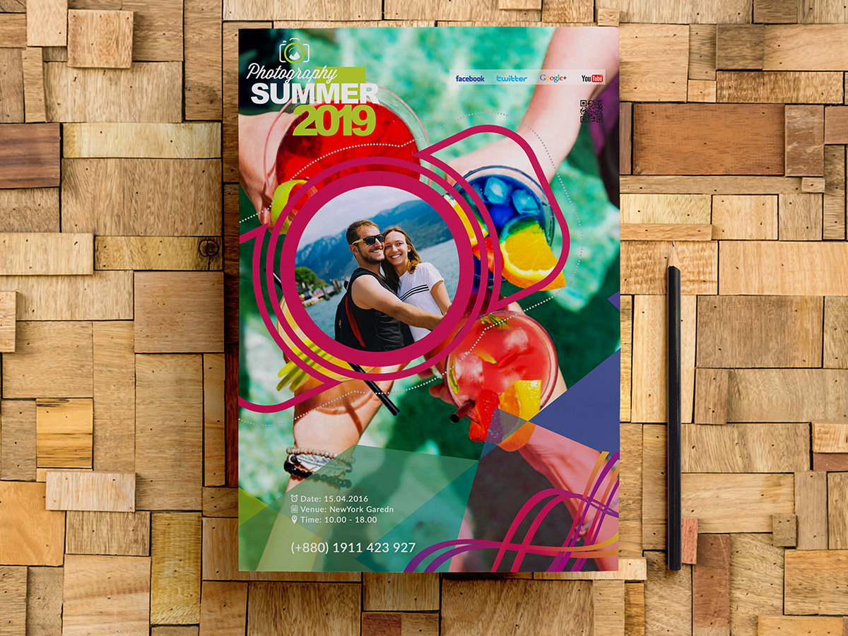 summer flyer template creatily market