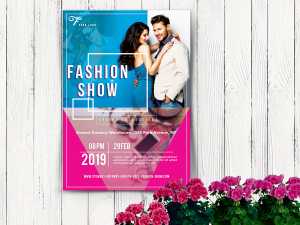 fashion show poster template