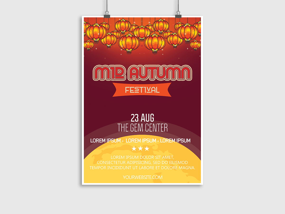fall festival flyers templates