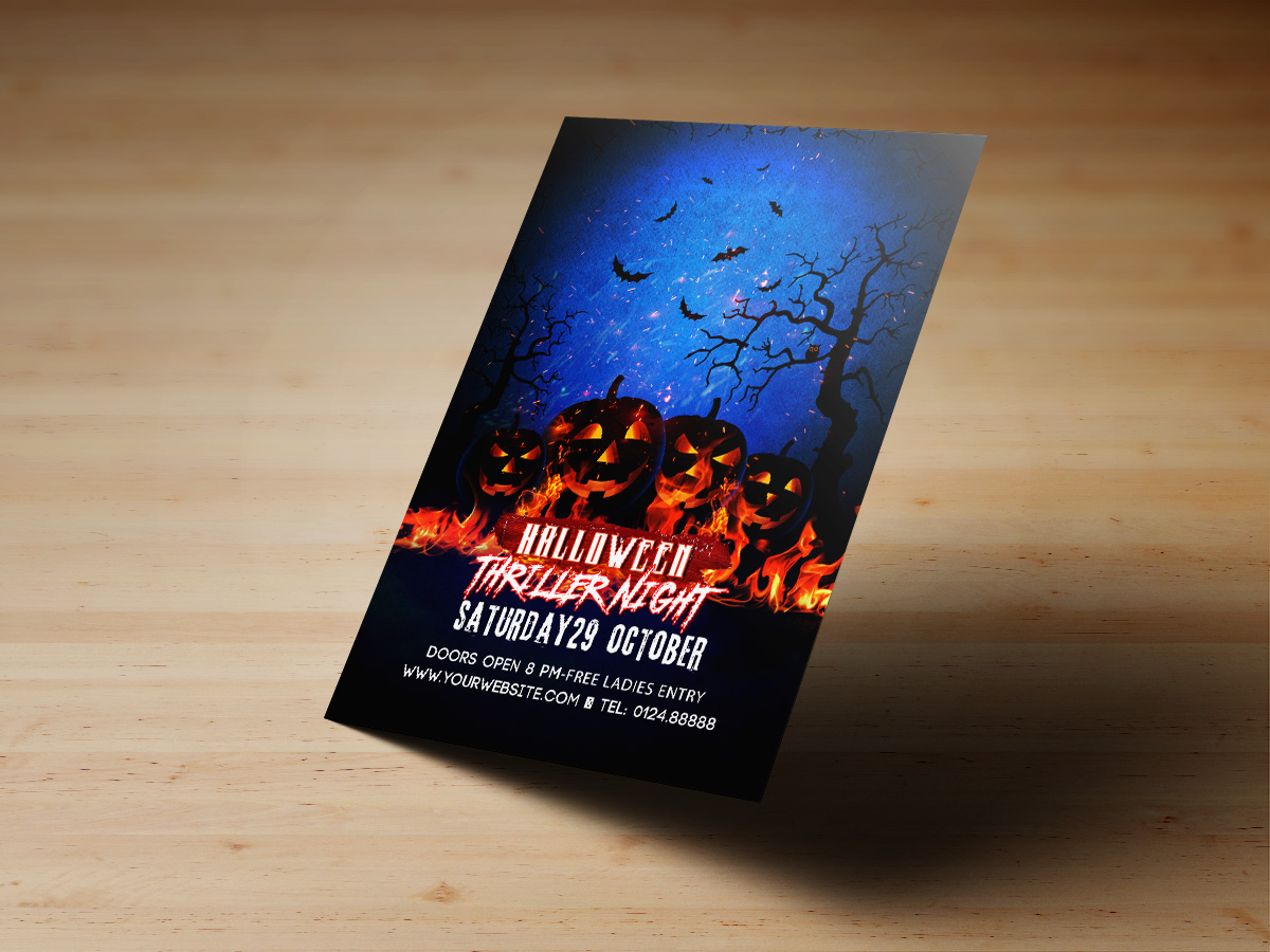 Halloween,Night,Party,Poster, flyer, Template, print, happy halloween, dark, night, black, blue, event