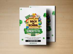 sunday school flyer template