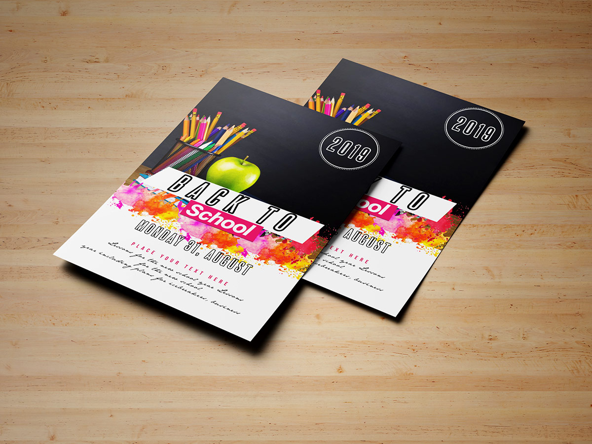school flyer template