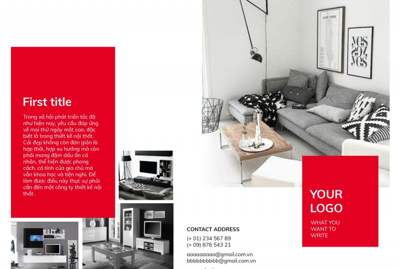 furniture company brochure templates creatily market furniture flyer design