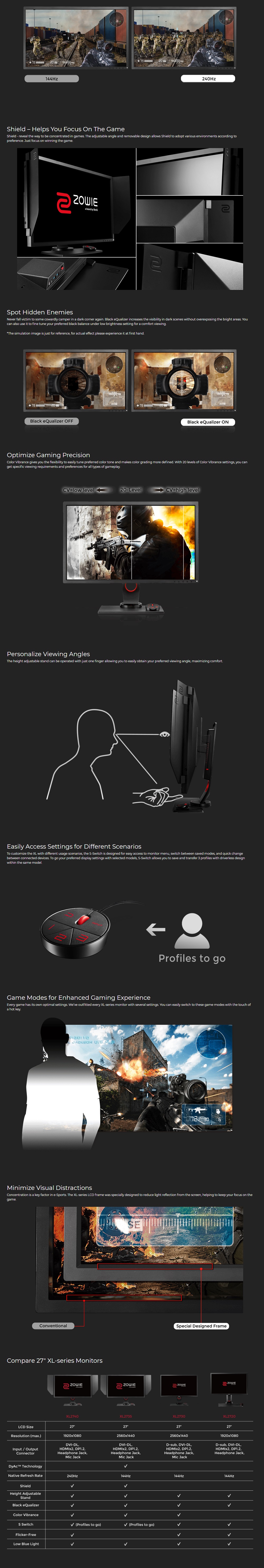 Monitor 4k Inch Gaming 27 240hz