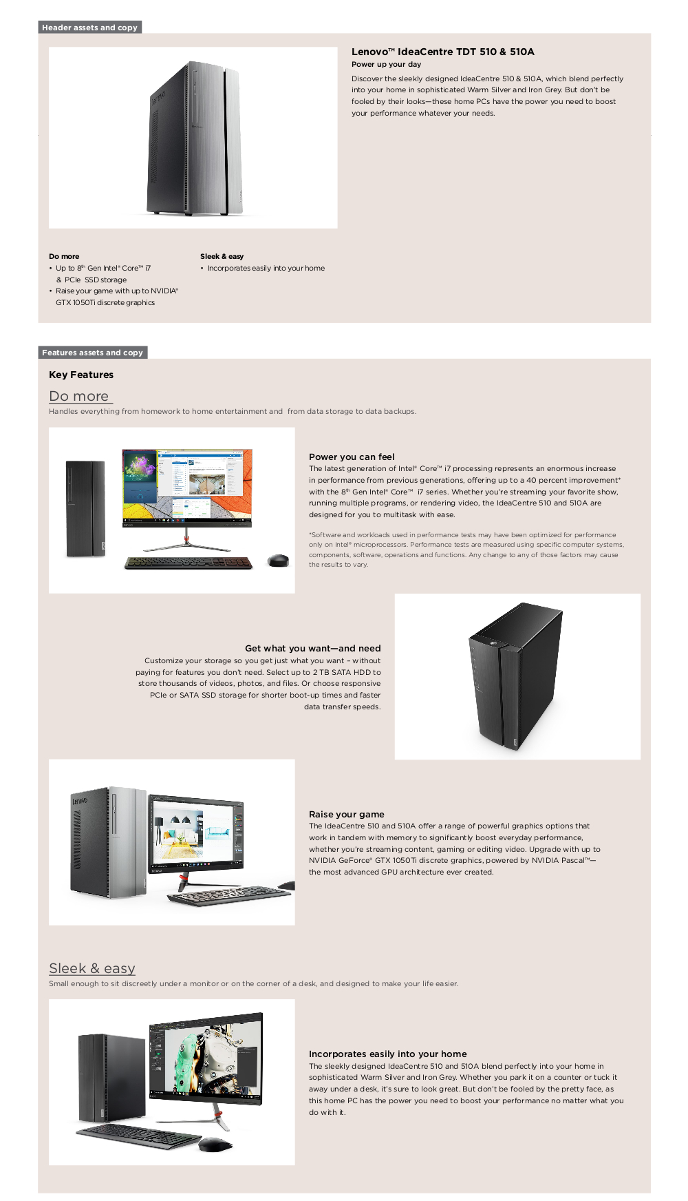 Lenovo IdeaCentre-510S-07ICK 90LX004VST (Intel i5, 4GB RAM, 1TB HDD, G730)  - Challenger Singapore