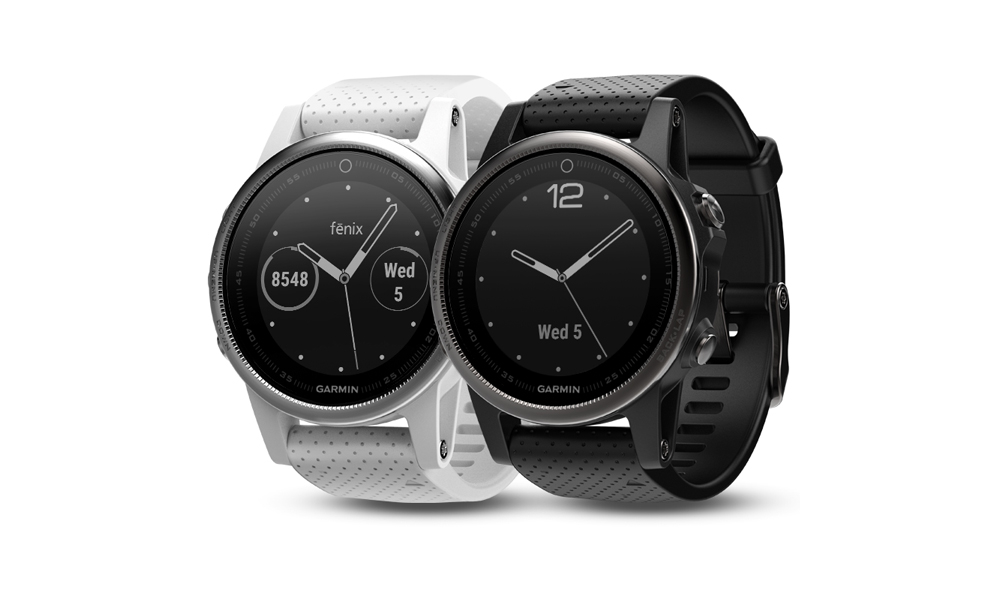 Garmin Fenix 5S Sapphire 42mm Sport Watch (Frost Blue)