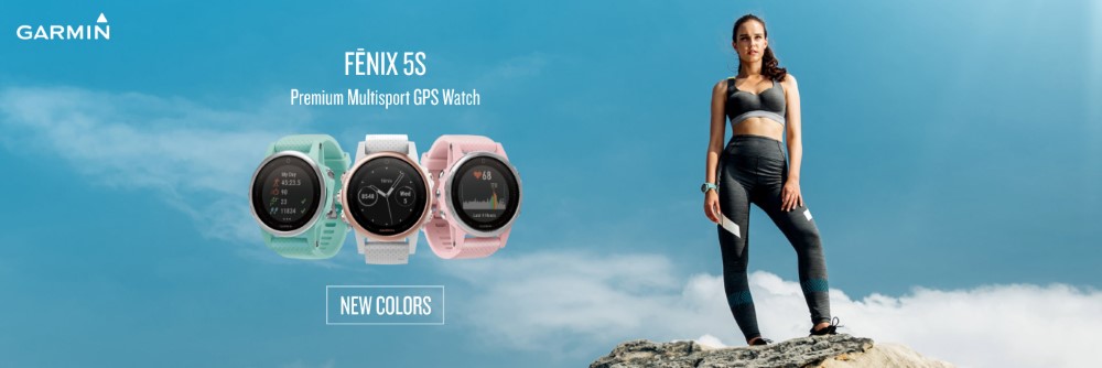 Garmin Fenix 5S Sapphire 42mm Sport Watch (Frost Blue)