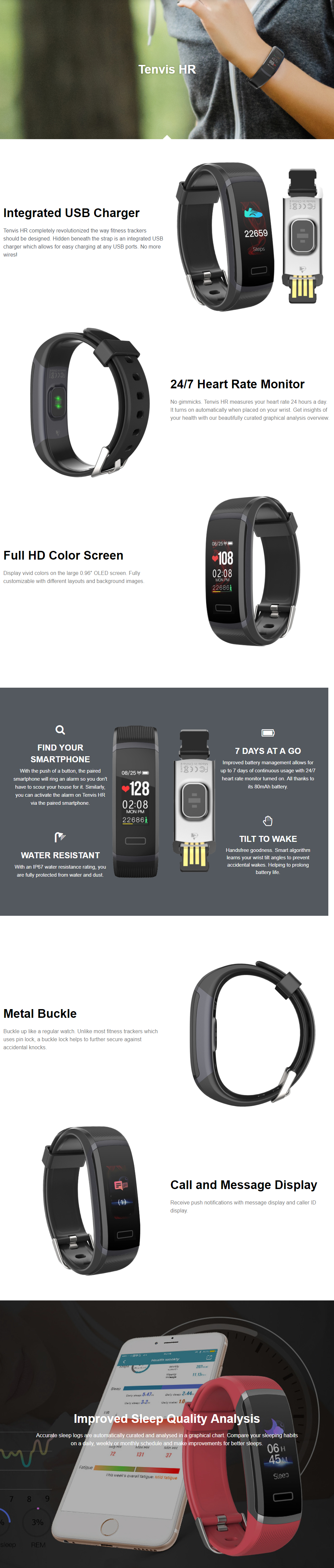 oaxis tenvis heart rate tracker