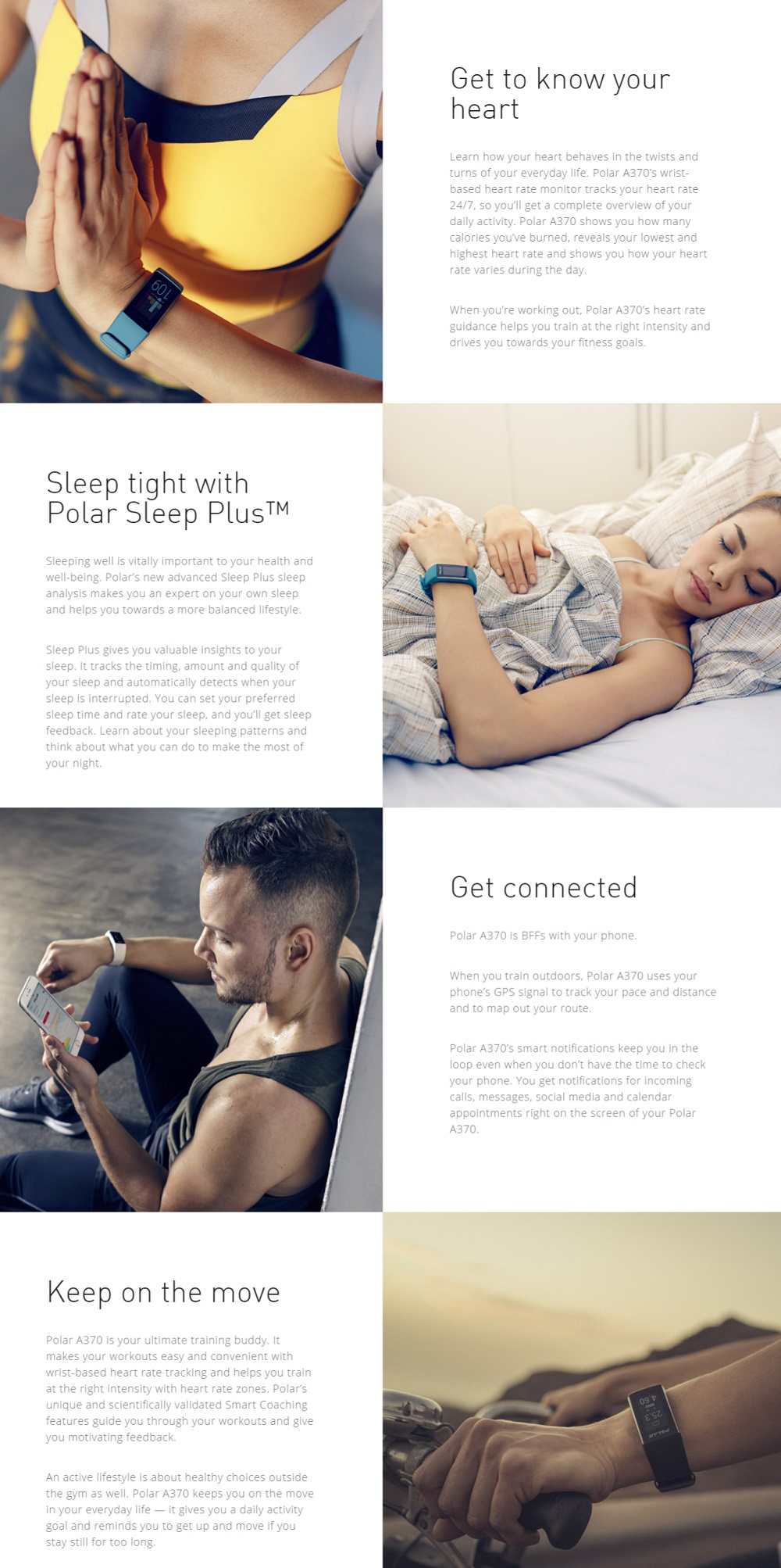 wearable technology activity trackers polar a370 fitness tracker