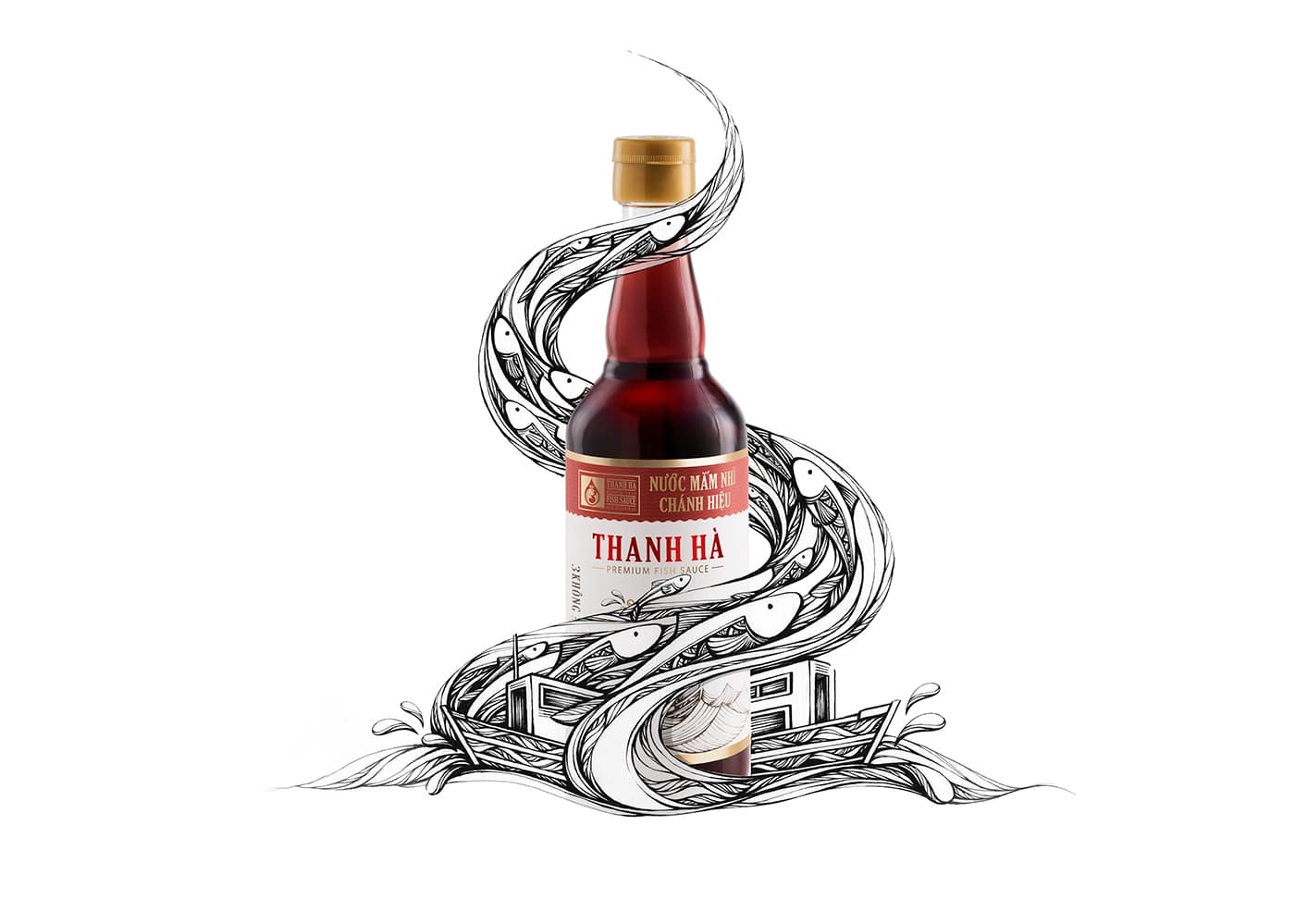 Thiết kế vỏ nước mắm Thanh Hà