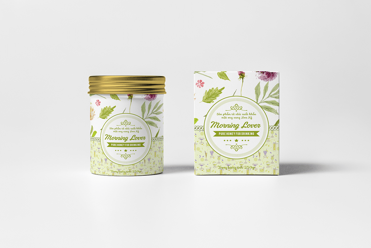 Thiết kế Tem - Nhãn mật ong Bonie Bee