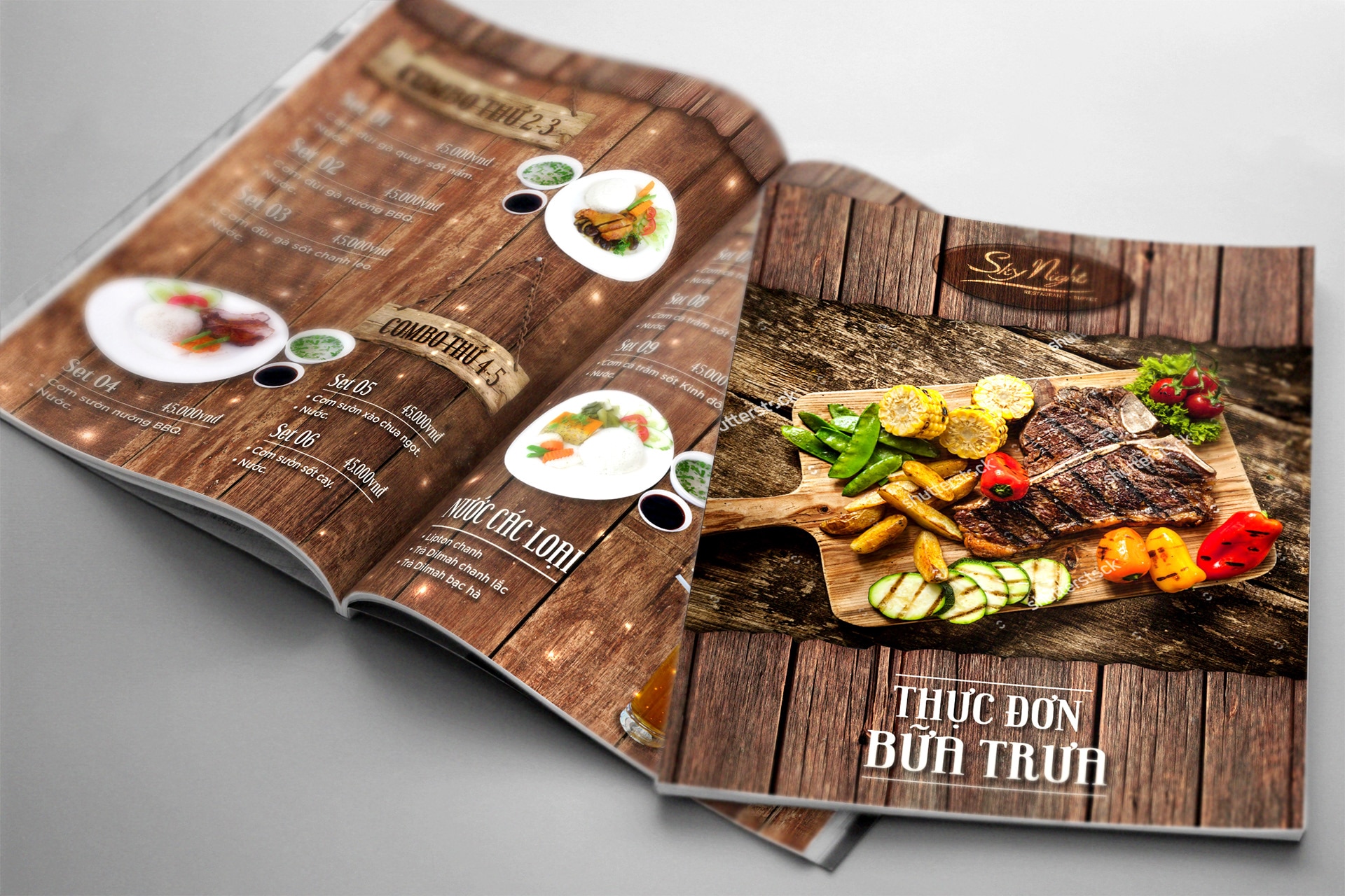 Thiết kế menu mang lại nét độc đáo trong phong cách ẩm thực của nhà hàng bạn
