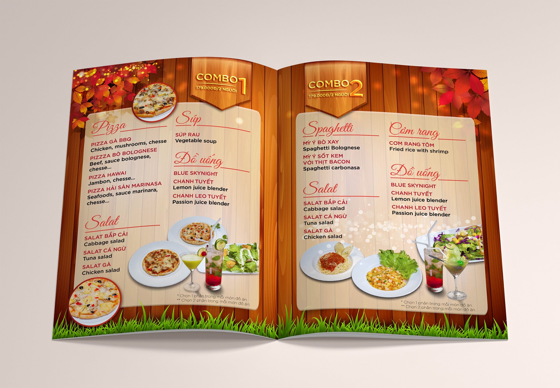 Chắc chắn một menu hấp dẫn sẽ khiến khách hàng bị kích thích nhiều hơn