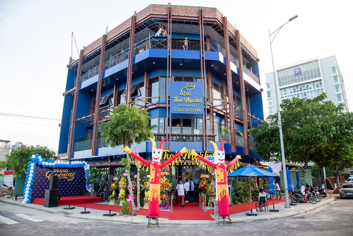 Thiết kế nhà hàng thái Market