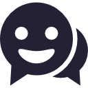 chat-interface-symbol-with-smiling-face-in-circular-speech-bubble chat-interface-symbol-with-smiling-face-in-circular-speech-bubble