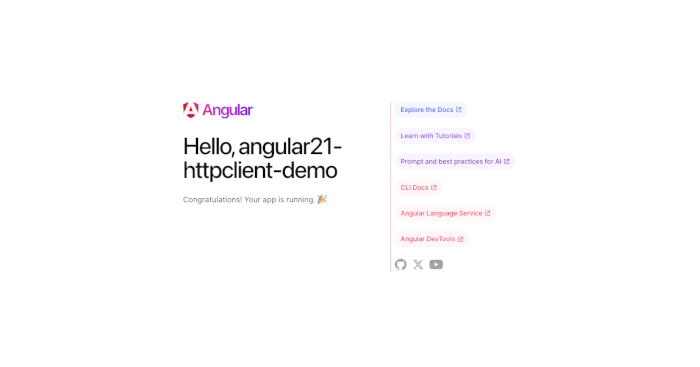 Angular 21 HttpClient Tutorial: Consume REST API with Standalone Components - ng serve