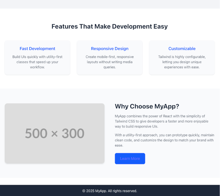 React + Tailwind CSS: Build a Beautiful and Responsive UI Fast - image 1