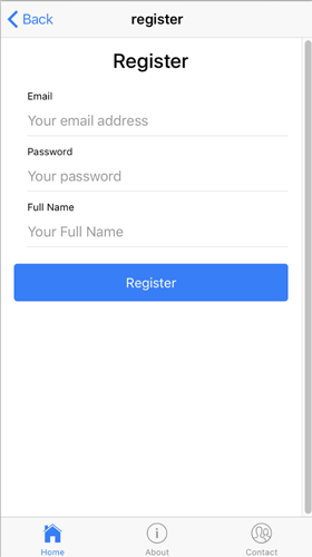 Register Page