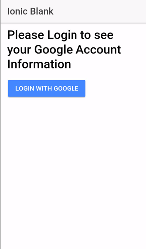 Ionic 3 Google Plus Authentication Tutorial - Ionic App with Google Login