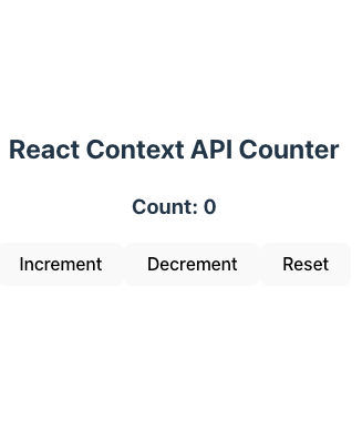 React Context API vs Redux: When and How to Use Each - counter using context api