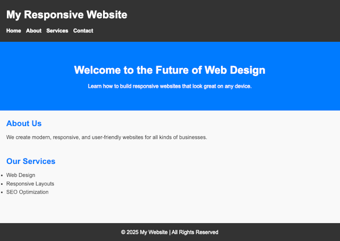 Creating Responsive Webpages with HTML and CSS: A Beginner’s Guide - landscape