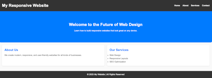 Creating Responsive Webpages with HTML and CSS: A Beginner’s Guide - full width