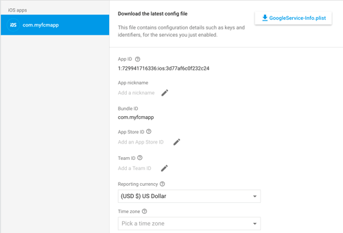 Ionic 2 FCM - Download Config File