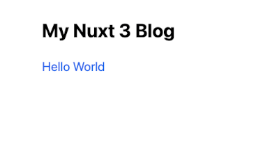 Create a Blog with Nuxt 3, Content Module, and Static Generation - blog list