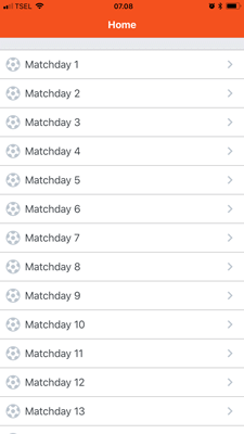 Build Android and iOS App from scratch using React Native - Matchday List