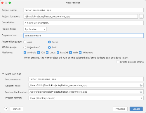 Flutter Web and Mobile from One Codebase: Responsive UI Guide - New Project