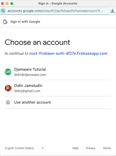Nuxt 3 + Firebase Authentication Tutorial: Google and Email Login - sign in with google