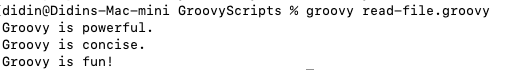 Automate Tasks with Groovy Scripts - read file