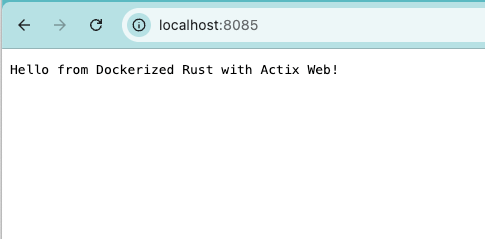 How to Dockerize and Deploy a Rust Application - tiny web server